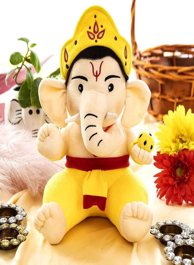 Panda's Box Mantra Chanting Musical Baby Ganesha Plush Toy | Best Gift for Kids - Image 4